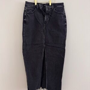 Express Women's Black Denim Skirt